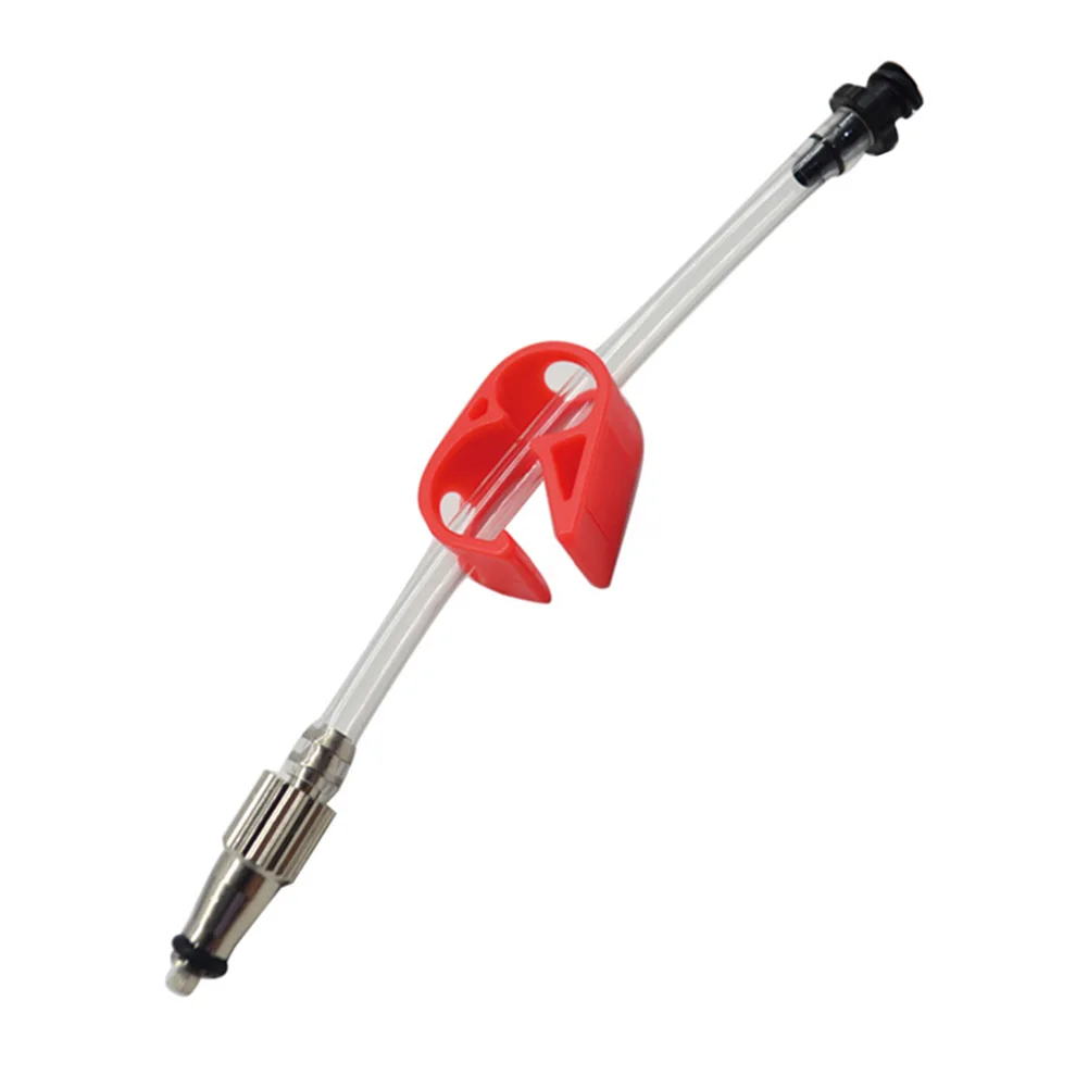 

Remote Connector 1* Oil injection Silver+Red Bicycle Custom For Reverb Hydraulic Joint Metal Practical Durable
