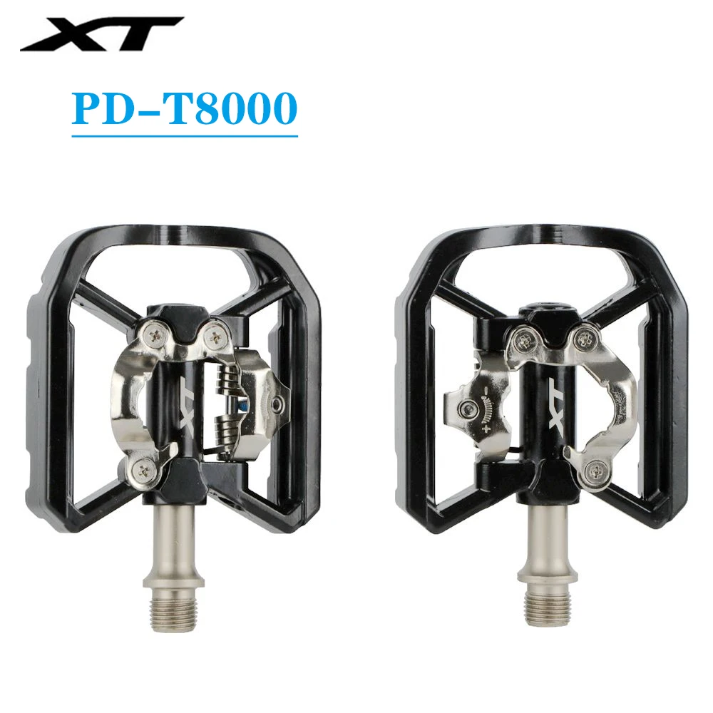 PD-T8000 XT 자전거 자동 잠금 페달, 초경량 MTB 자전거 SPD 페달, 양면 페달, SM-SH56 자전거 액세서리 포함 