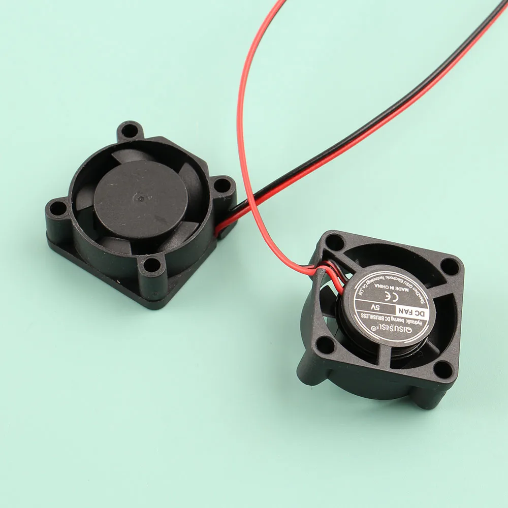 25x25mm 25*50mm Heatsink and 5V 12V Cooling Fan Combination Aluminum Radiator Small Cooler for PCB Raspberry Pi RPI cooling fan,mini fan,air conditioner fan
