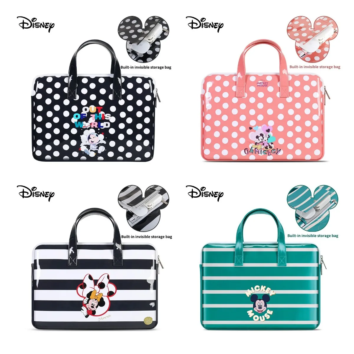 2022 Original Cute Mickey Minnie Laptop Bag Case for Macbook Air Pro 13