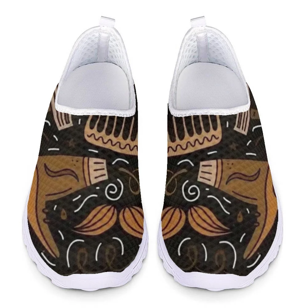 

Женские кроссовки из дышащей сетчатой ткани, с принтом