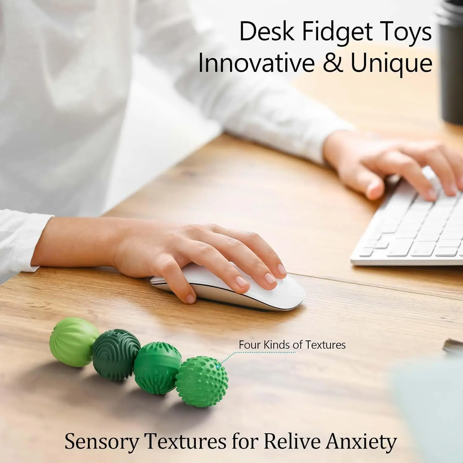 Magnetische sensorische siliconen balletjes voor stressvermindering, vingerspeeltjes, leuk ontspanningsspeelgoed voor volwassenen, leuk speelgoed voor kinderen_voghion.com