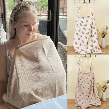 Home | HavF Beauty Cotton Nursing Cover Breastfeeding Shawl Stroller Blanket Apron
