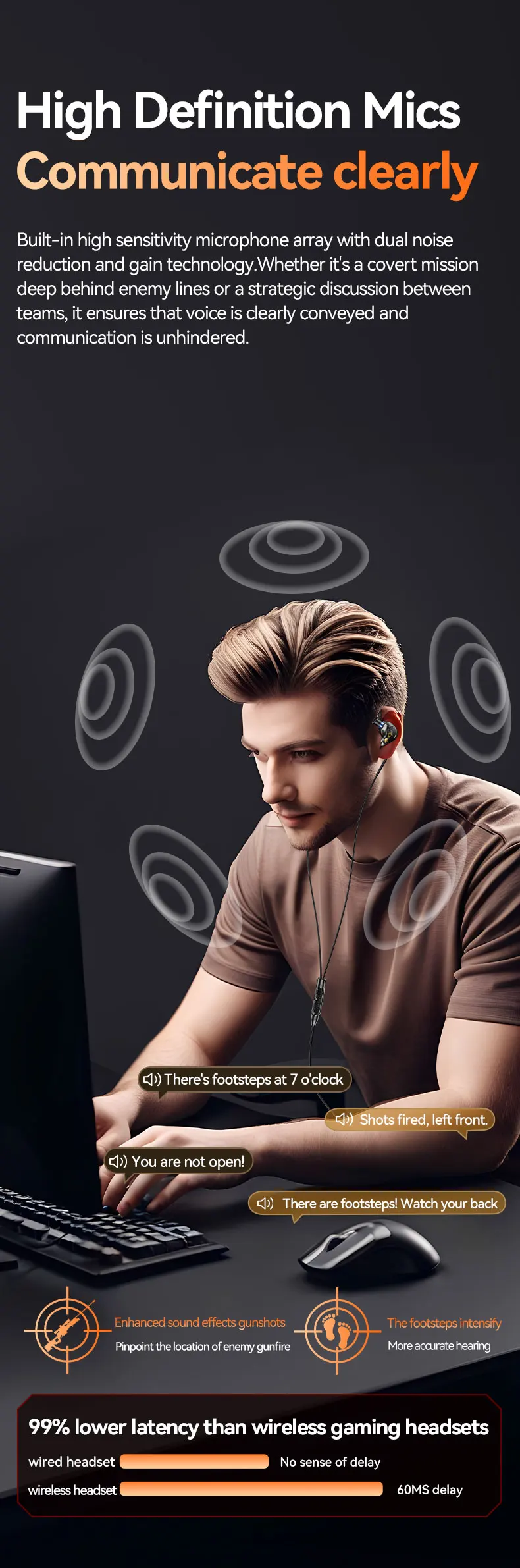 Gaming Wired Headphones 8d Surround Sound With Mic Type C 3.5mm_voghion.com