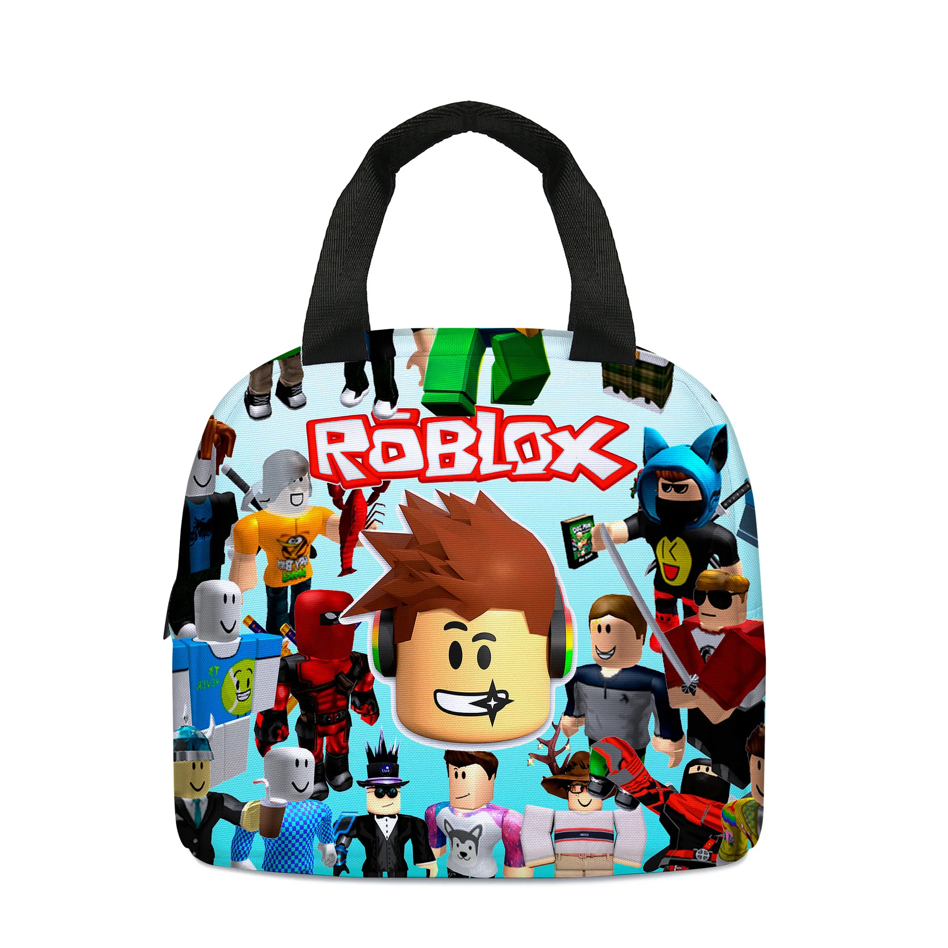 ROBLOX-Bolsa de desenho animado para crianças, mochila versátil de moda,  carregamento USB, presente de lona para meninos e meninas - AliExpress