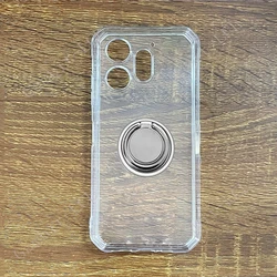 Enhanced Product Title:  
Blackview Oscal Marine 3 Protective Phone Case with Back Ring Holder - Soft TPU Silicone Cover for Oscal Marine 3 (Ring Case Clear)