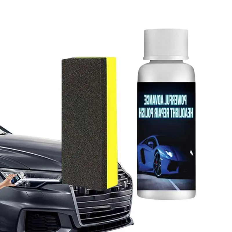 

Headlight Restoration Fluid Scratch Remove Automotive Headlight Restoration Kits Easy Using Car Supplies For Refurbishment