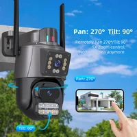 Caméra de permission Extérieure PTZ, Dispositif de Sécurité Étanche, avec Objectif pour Touriste, WIFI, 2K HD, ICN2 5