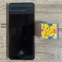 mini 3D Maze Magic Cube Six-sided Transparent Puzzle Speed Cube Rolling Ball Cubes Maze Toys For Children Stress Reliever Toys 2