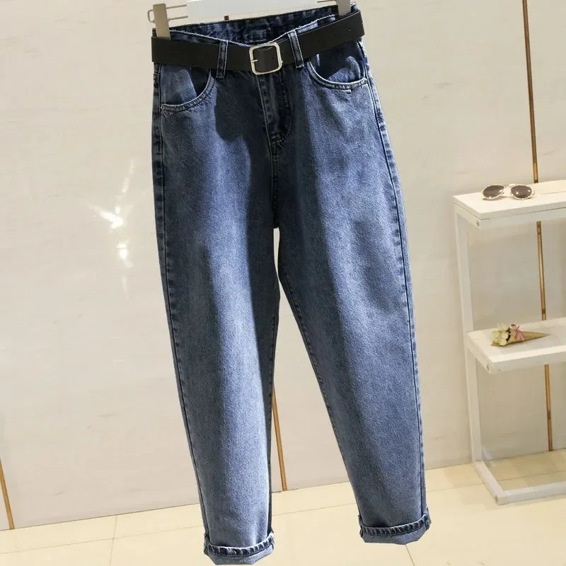 Women Baggy Jeans 2022 Autumn Vintage Mom Loose High Waist Jeans New ...