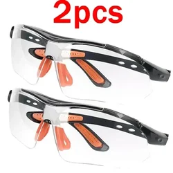 Protective Anti - Splash and Dust - Proof Safety Glasses (2pcs - transparent)