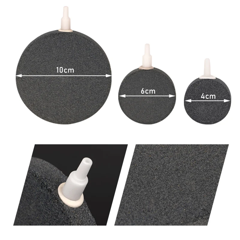Air Bubble Stone Aquarium Aerator Pond Pump Air Stone Bubble Disk Aquarium Pump Hydroponic Oxygen Plate Oxygen