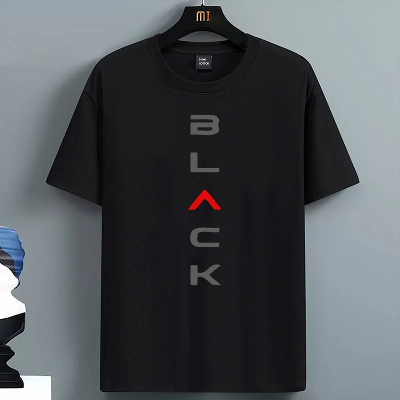 Men's 100% Cotton Print Round Neck Oversized T-shirt - Image 3