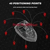 GPS Beidou Dual Positioning 3 Hopper Remote Control Bait Boat 500M 40Point GPS Auto Return Waterproof High Speed RC Fishing Boat 2