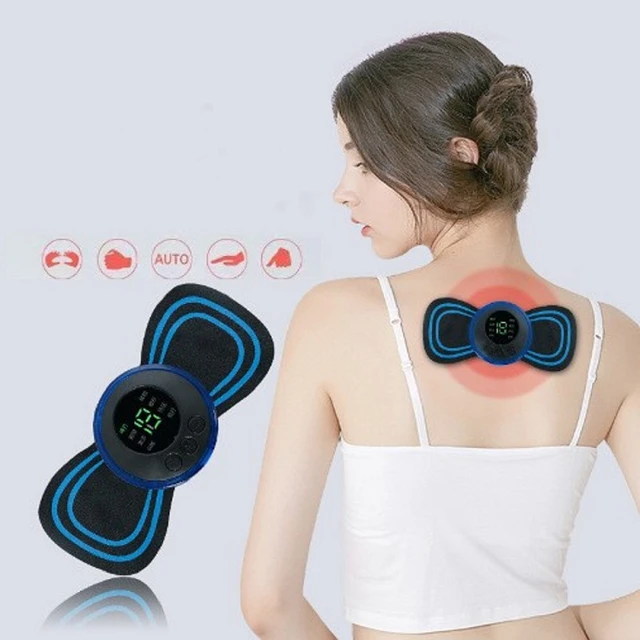 Portable USB Rechargeable Electric Neck Massager EMS Cervical