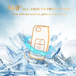Tpu Auto Schlüssel Fall Abdeckung Für Ford Focus 2 MK2 Fiesta Mondeo Galaxy Falcon Territory Ecosport Kuga Escape Schlüssel Fob fall Schlüsselbund – Detail 7