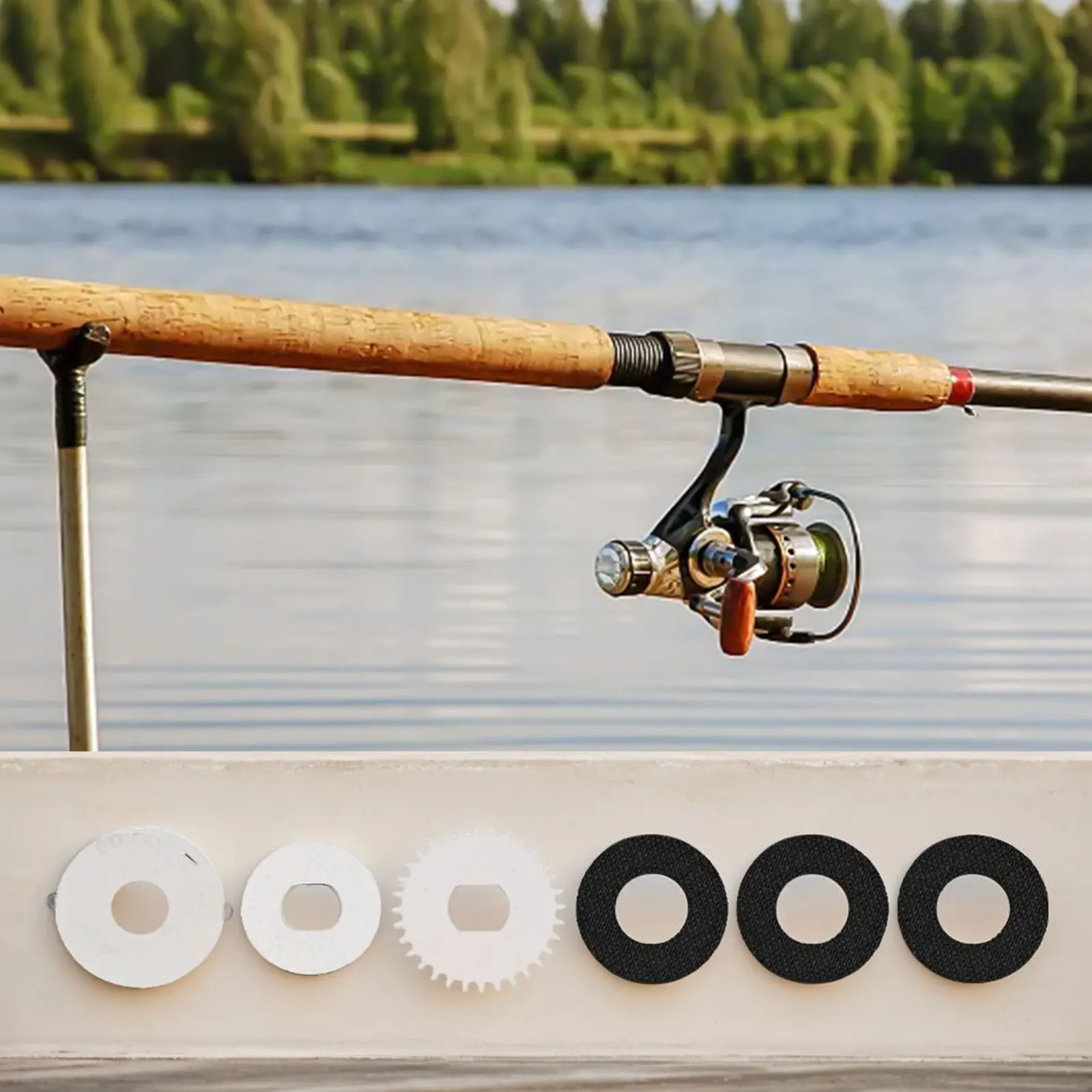 Leakage Alarm Drag Clicker For DAIWA For STEEZ Water Drop Wheel Accessories Fishing Baitcasting Reel Drag Clicker Kit Washer Set