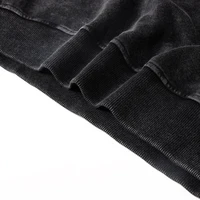 Woman Men Solid Washed Sweatshirt Cotton Acid Wash Hoodies Autumn Warm Crewneck Pullover Fashion Vintage Oversize Female Clothes - Image 5