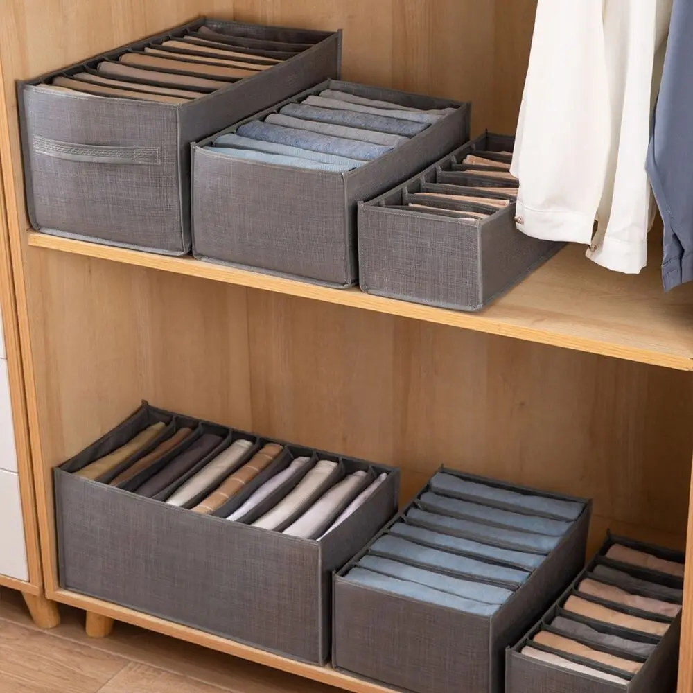 Folding Closet Organizer Panties and Socks Storage Boxes Wardrobe Clothes Underwear Organizer Drawers Clothes Separator Boxes 3