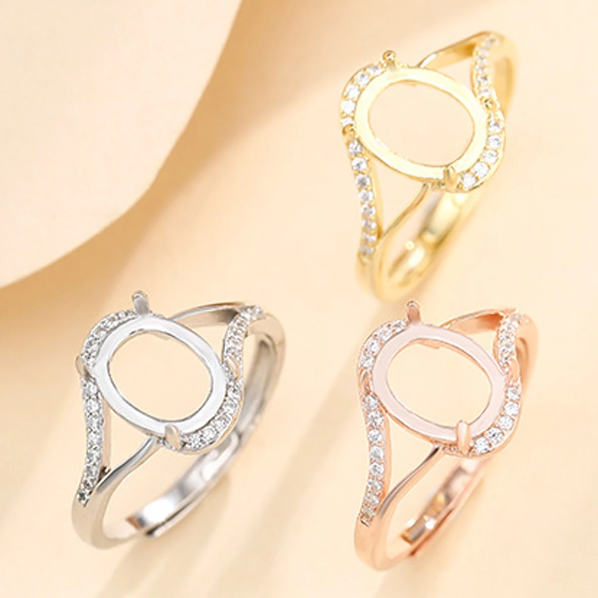 Anillo Boda Pájaro Diseño Anillo De Boda Plata 925 Para Mujer Con Diseño De Pájaro - Piedra CZ, Ajustable, Más De 90 Diseños Joyería BAMOER Plata