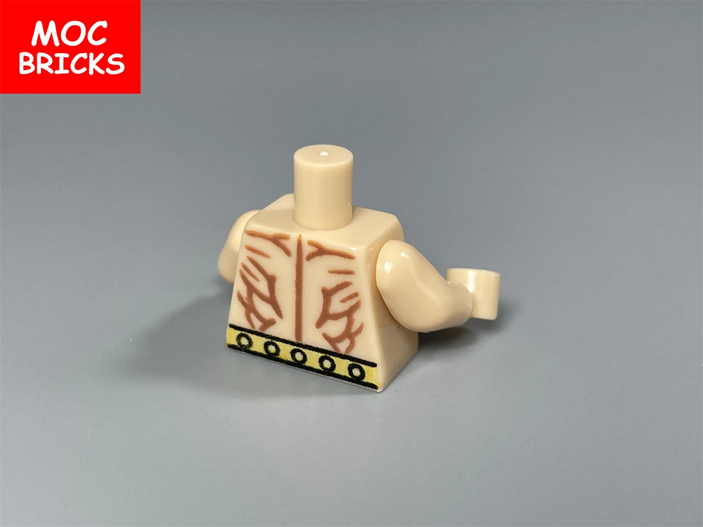 10 Stück MOC Bausteine Torso Körper Mann Muskeln Hose 4cm Figurenteil Partikel Zusammengebaute Bausteine Kinderspielzeug – Detail 14