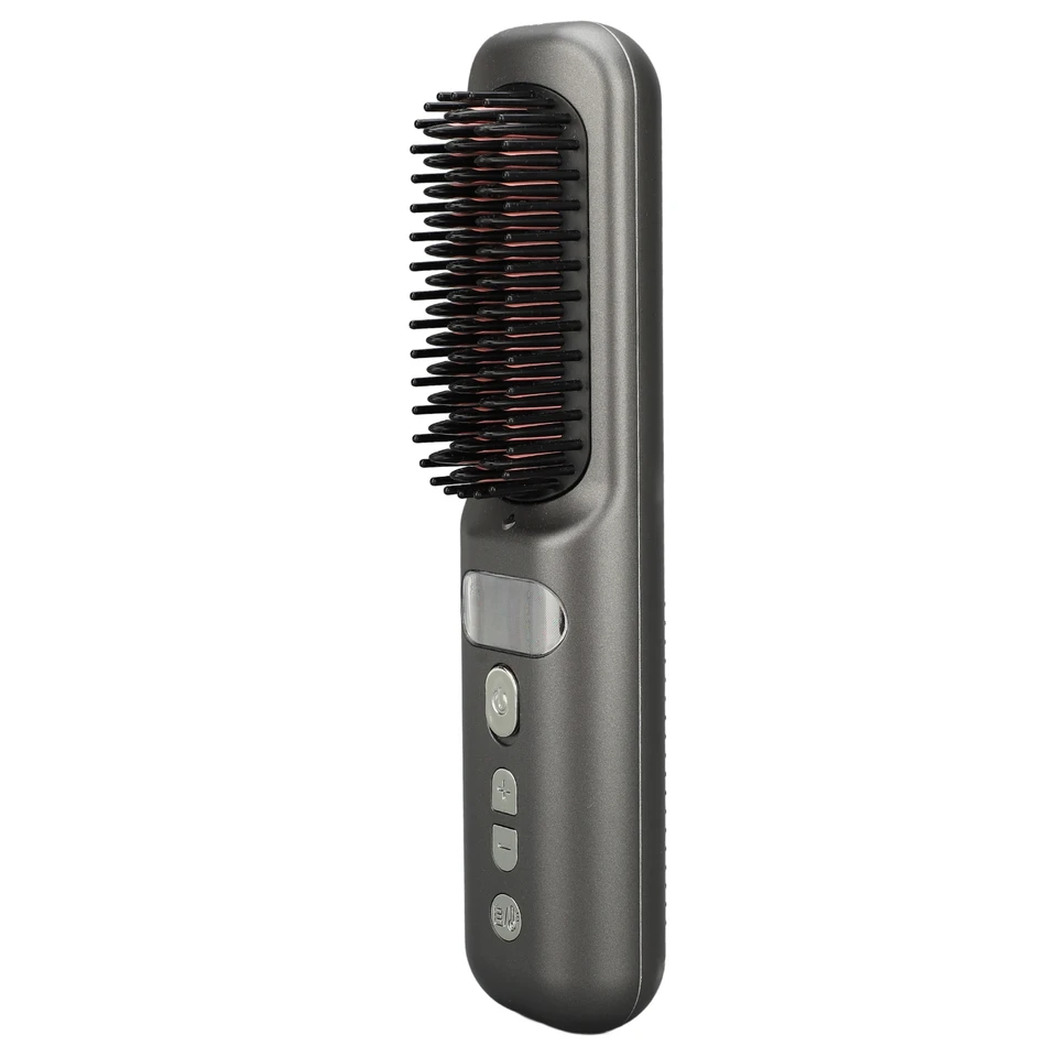 Portable Ionic Hair Straightening Brush For Smooth Hair