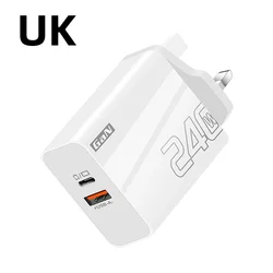 High - Power 240W Multi - Port Quick Charging Station with USB - A+Super PD - UK