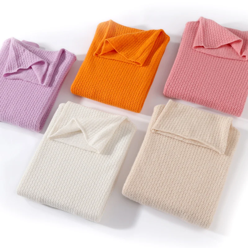 

Женский трикотажный свитер из чистого кашемира, с высоким воротником и длинными рукавами