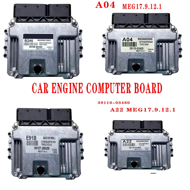 Car Engine Computer Board Electronic Control Unit for Hyundai Kia MEG17.9.12 MEG17.9.13 MEG17.9.8 B08 A08 E45B LH2 XR6 diesel engine ecu