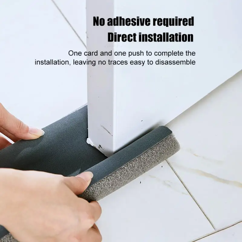 95*10cm Silicone Door Bottom Seal Strip Waterproof Draught Excluder Guard Double Rubber Foam Insulation Strip Soundproof door seal strip sealing strip tape sealing strip rubber seal strip rubber door weatherstripping silicone seal strip
