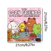 Cozy Friends Coloring Book - Deluxe Edition Paint-By-Number Kits, Stress Relief & Relaxation, Ideal for Holidays & Birthdays 4