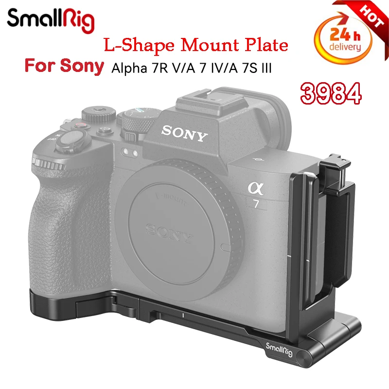 

SmallRig Foldable L-Shape Mount Plate for Sony Alpha 7R V / Alpha 7 IV / Alpha 7S III Cameras 3984