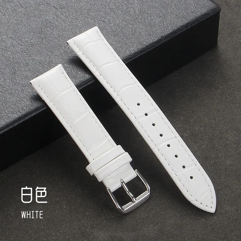 حقيقية جلد العجل حزام ساعة اليد سلوب نمط سوار 12/1...