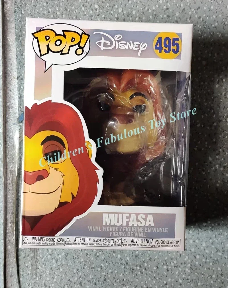 thumbnail image 4 of FUNKO POP LION KING MUFASA #495 SIMBA #496 Animación LUAU PUMBAA #498 Figura Modelo Juguetes para Niños Regalo, 4 of 5