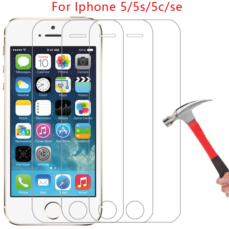 Custodia In Vetro Temperato Per Apple Iphone Se 5 S 5C 5 S C Cover Su Iphonese Iphone5S Iphone5C Coque Bag 360 I Phone Ipone Iphon Ihone