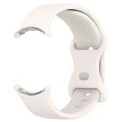 Sports Silicone Strap - Versatile Replacement Bracelet - Google Pixel 3 45mm (Official white)