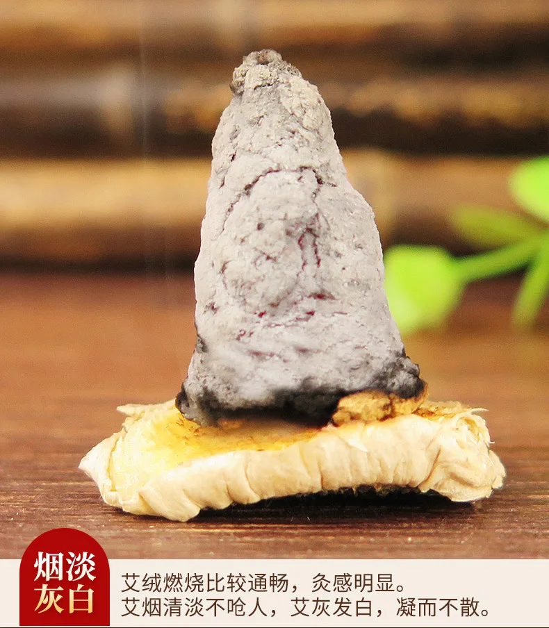 Reine Beifußseide für Aromatherapie, Entspannung, Moxibustion, Stressabbau, beruhigender Duft, Meditation, Weihrauch, 50:1 Premium-Moxa-Wolle – Detail 7