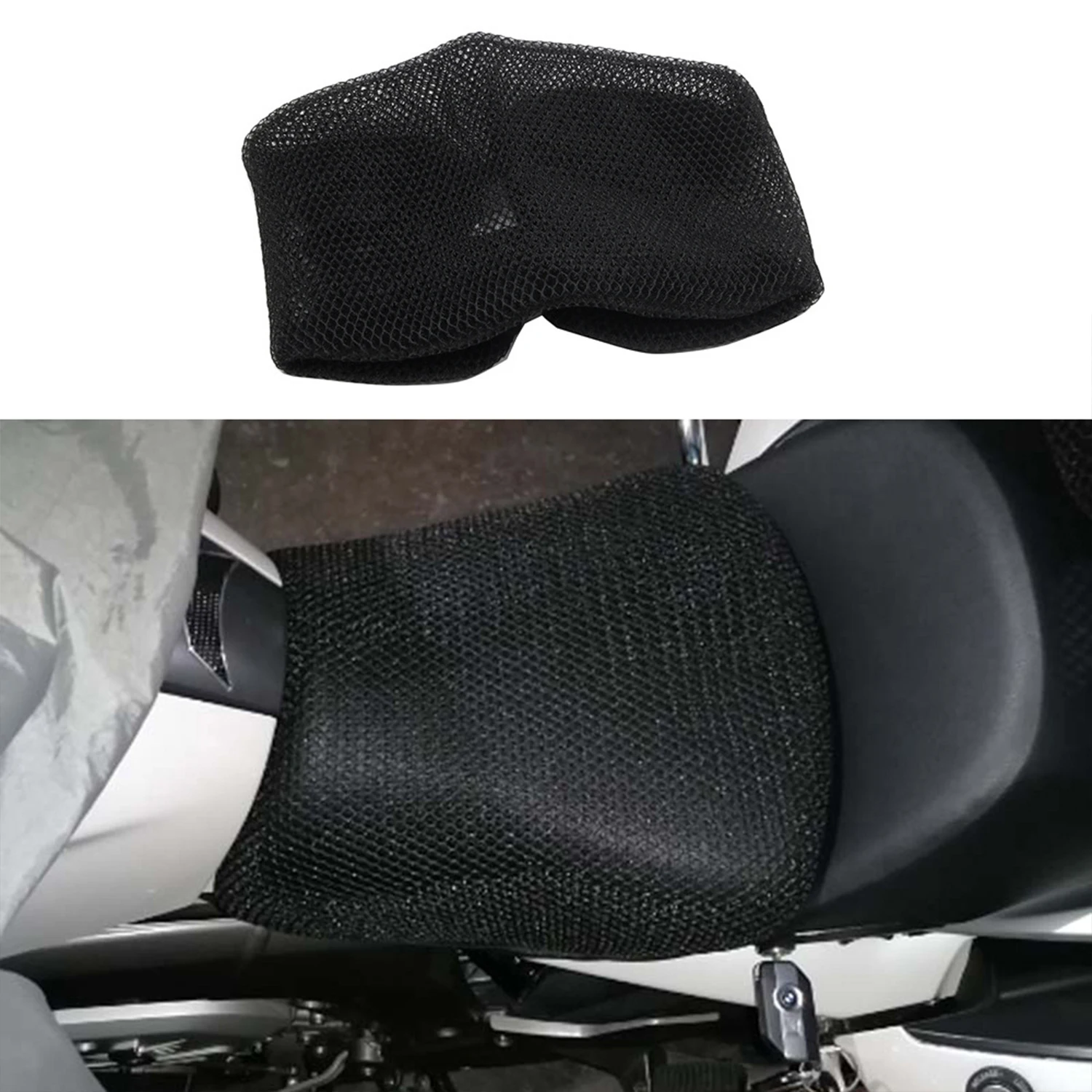 3D Mesh Seat Cover For BMW R1250RT R1250 RT R 1250 RT R 1250RT Motorcycle Anti-Slip Fabric Cushion Seat Cover BMW R1250RT R1250