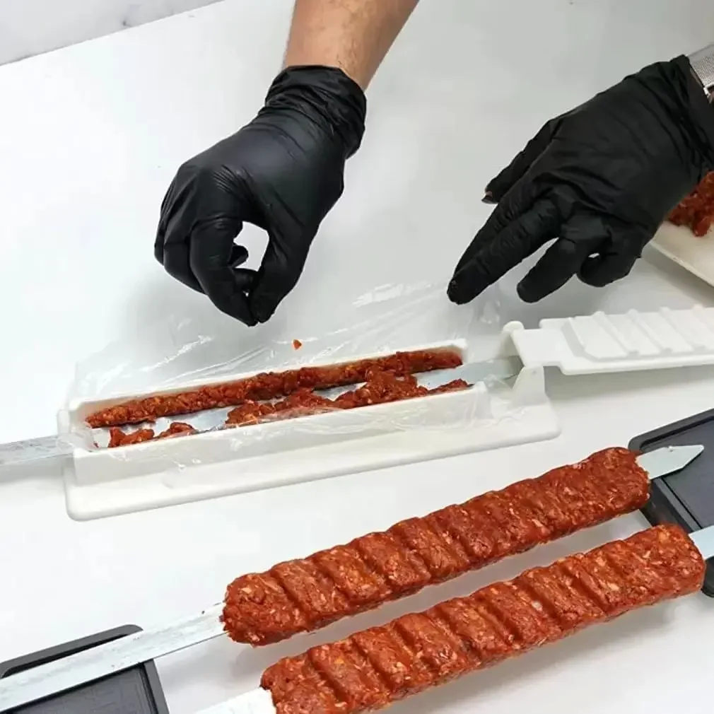 Skewers Kebab Maker Grill Outdoor Barbecue Vegeter BBQ Kebab Tool