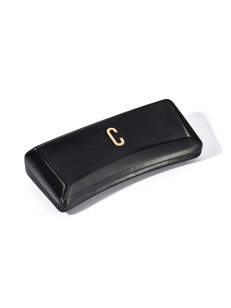 

Customized Modern Fashion Eyewear Cases Compact Sunglasses Case Personalized Customer Name Artistic Letter Decor