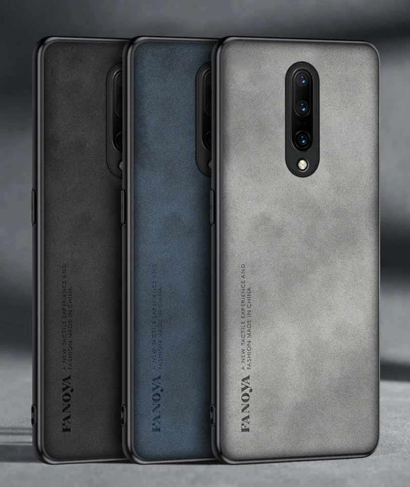 Luxury Leather Case For OnePlus 7 7T 8 Pro 8T Cover Matte Silicone Phone Case For OnePlus 5 5T 6 6T One Plus 7 8 T 7Pro Coque