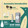 Inflatable Stand Up Paddle Board for adults youth, PVC material, green, 10'6×33×6, includes board, paddle, pump, fins, backpack