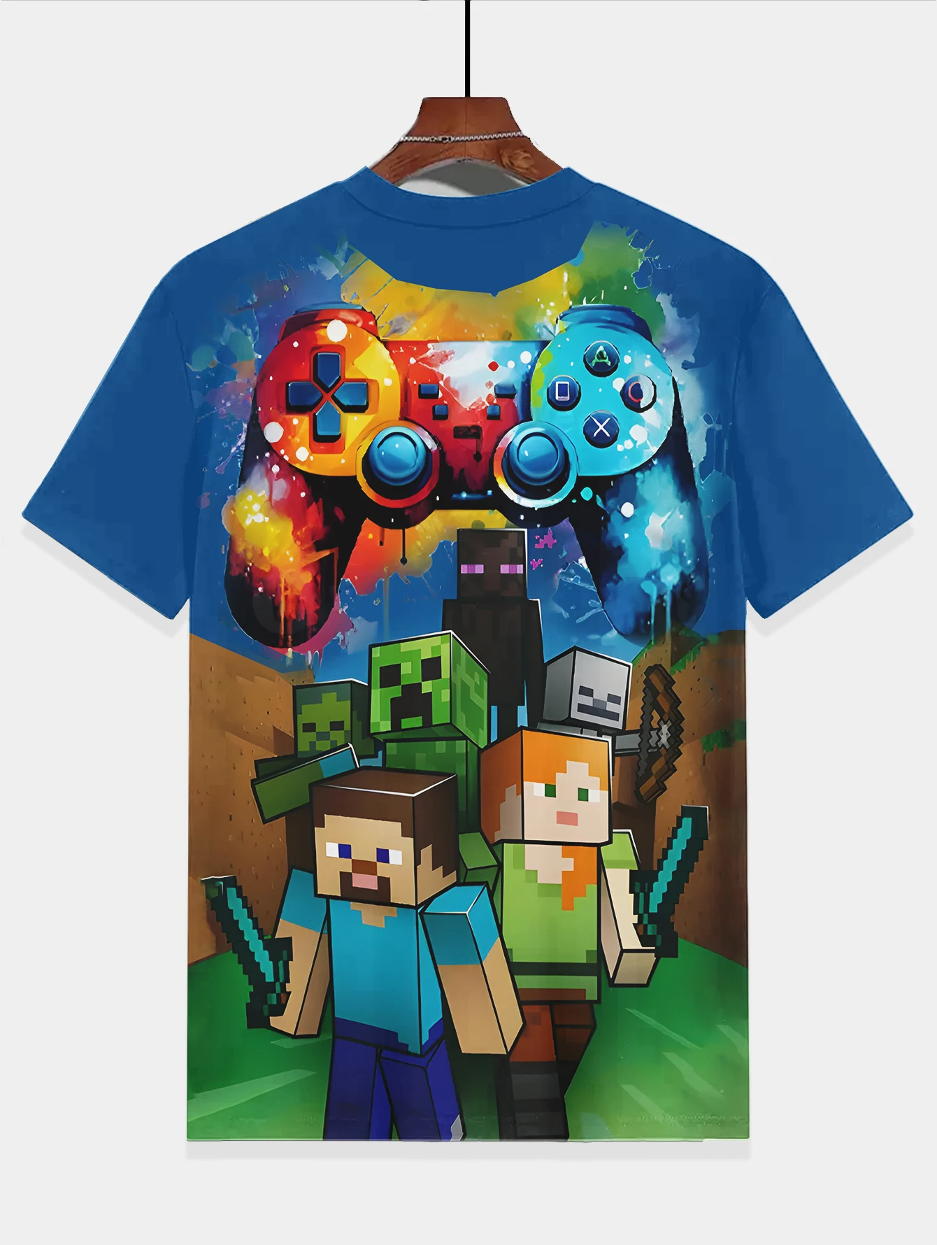 Hot Game Print Children's T-shirts for Children Summer Clothes Clothing for Boys Baby Boy Clothes 8 to 10 Years Male Tops Top 3