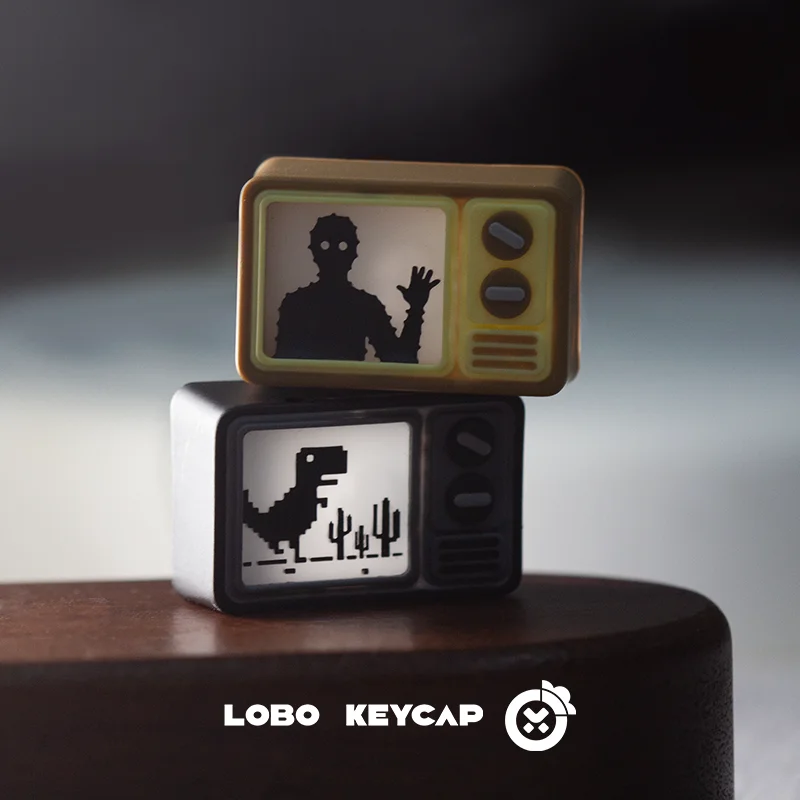 Cube Escape The Lake Tv Kreative lichtdurchlässige mechanische Tastatur, personalisierte Tastenkappen aus Harzmaterial, individuelle, lustige Geschenke – Detail 1