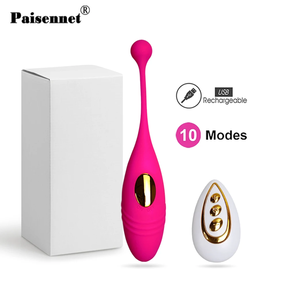 Vibrator Sex Toy Remote Control 10 Modes Wireless USB Charging Panties Vibrating Balls G Spot Stimulator Clitoris