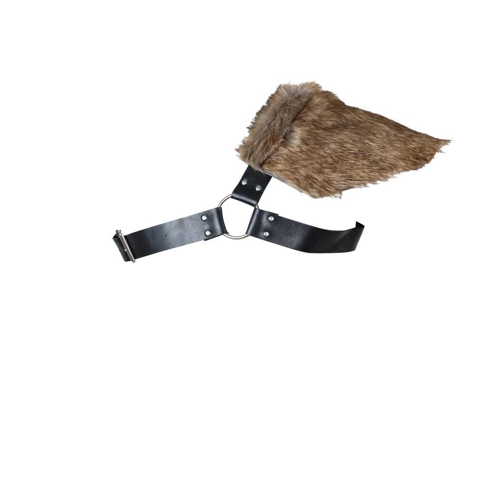 Mittelalterliche Renaiss Gladiator Leder Schulterrüstung Griechischer Barbar Schulterstücke Wikinger Ritter Cosplay Kostüm Pelz Spaulder Zubehör – Detail 13