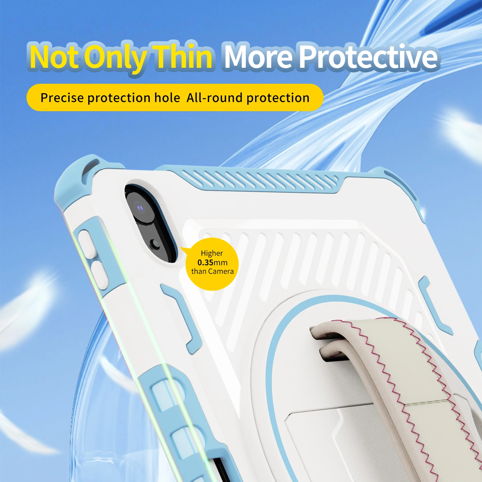 Premium 360° Rotating Rugged Stand Case with Shockproof Full-Body Protection