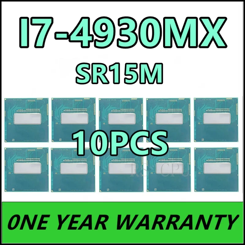 

10pcs I7-4930MX I7 4930MX SR15M 3.0 GHz Quad-Core Prosesor CPU Delapan Ulir 8M 57W Soket G3/RPGA946B