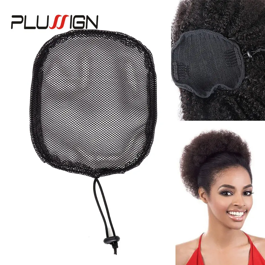 1Pcs Wig Cap For Ponytail Black Color Hight Quality Hair Net For Making Hair Bun Cheap Beautiful Hair Making Tools