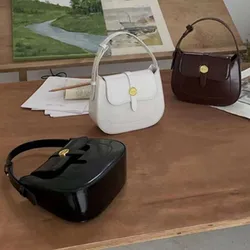 Dave&Di French Fashion Ladies Retro Medieval Style Cowhide Handmade Handbag Genuine Leather Casual Messenger Bag For Women